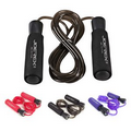 8' Transparent PVC Rope/ Speed Jump Rope - Adjustable for Cross Training Fitness & Cardio